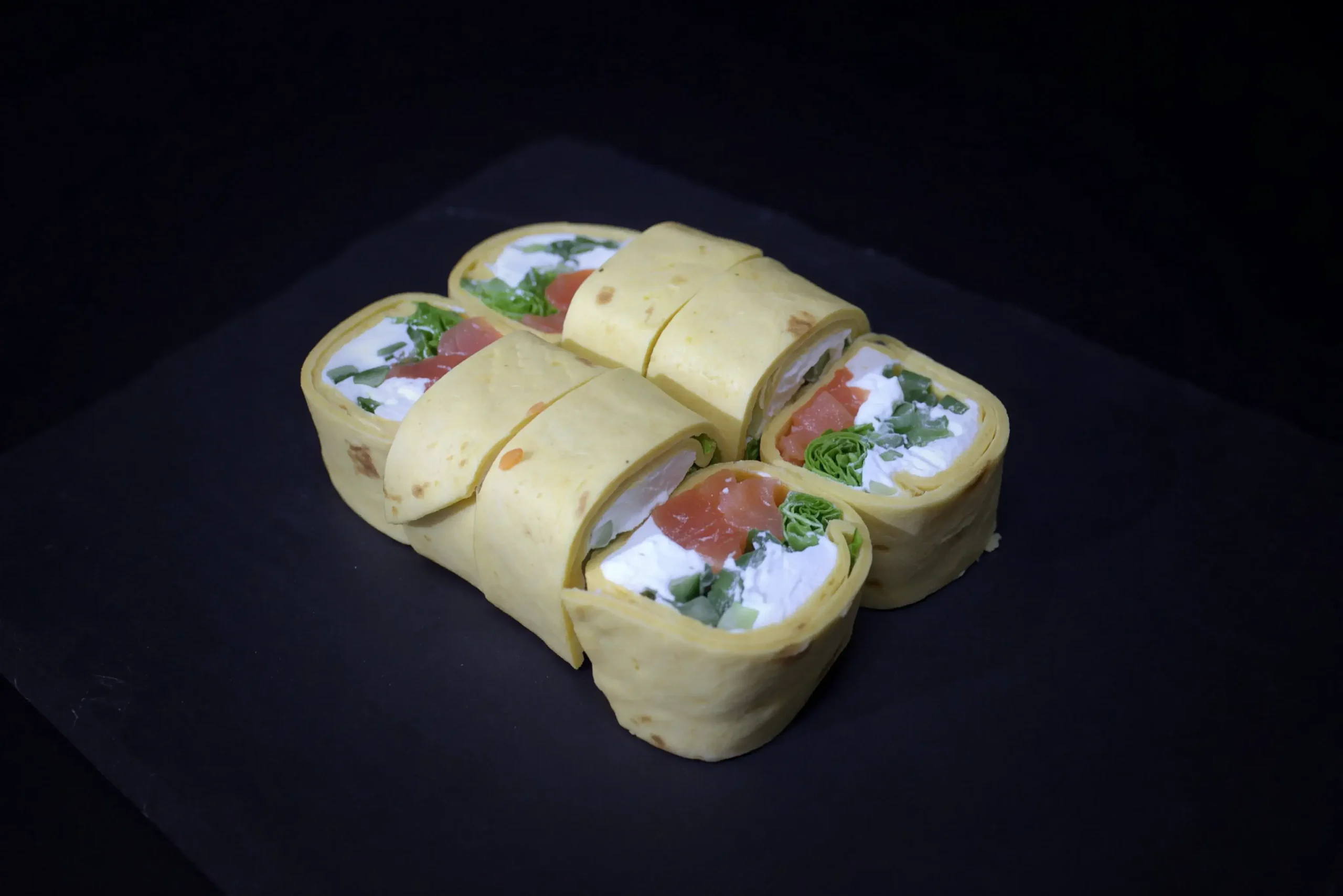 Тортилья с лососем