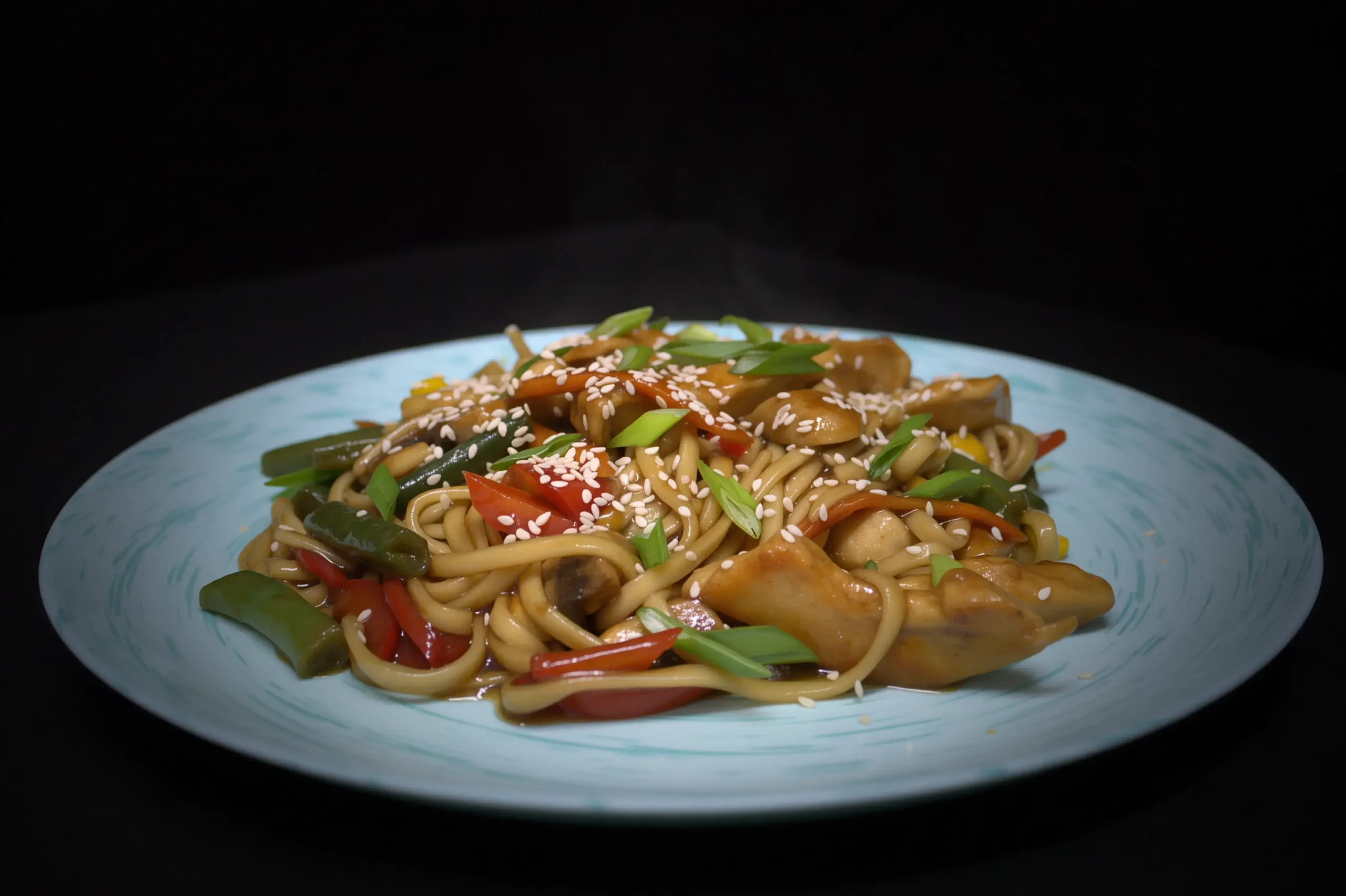 WOK с цыпленок терияки