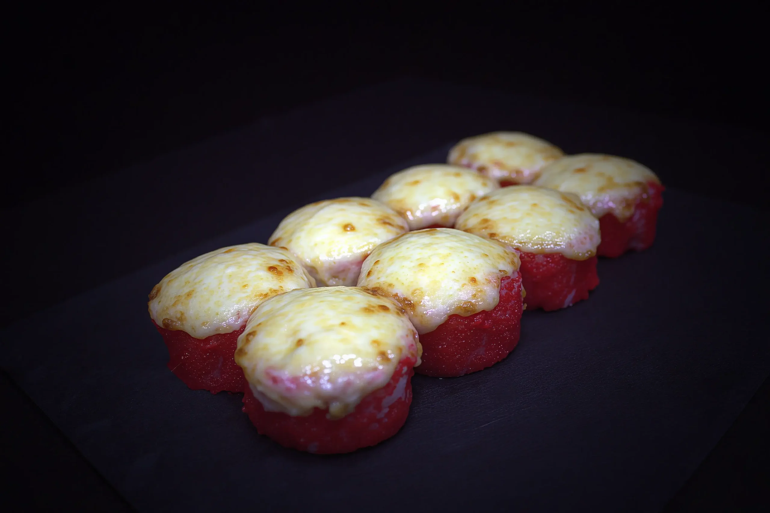 Запечённый с креветкой